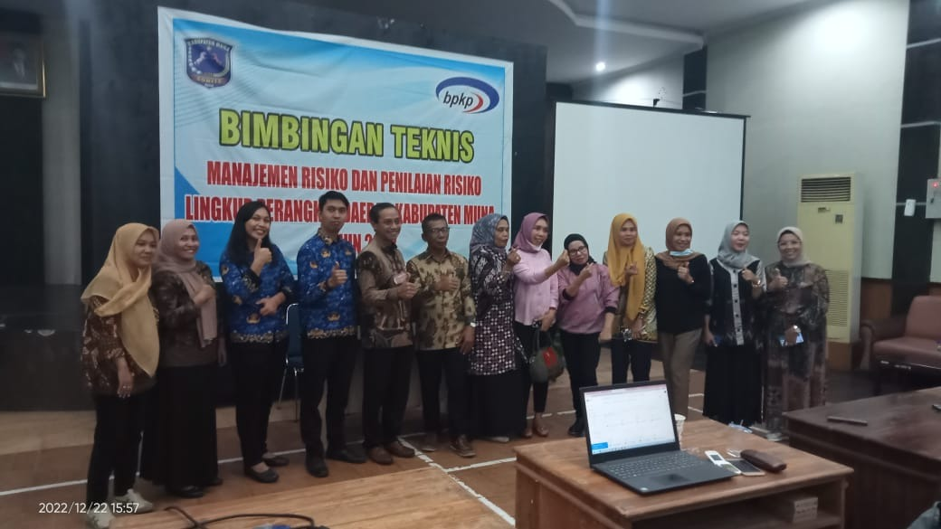 BIMTEK MANAJEMEN RISIKO (RISK MANAGEMENT) DAN PENILAIAN RISIKO LINGKUP OPD KABUPATEN MUNA