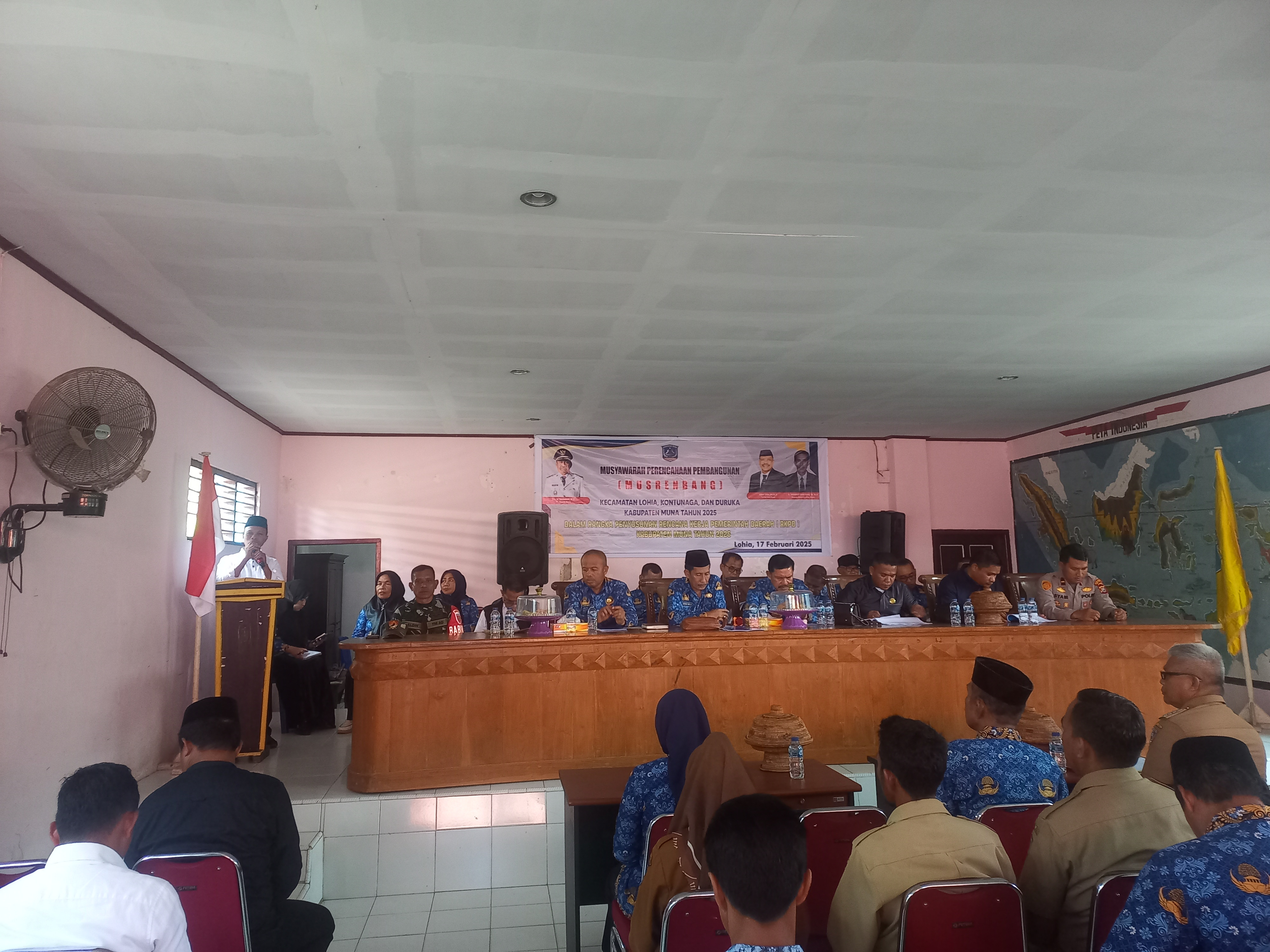 Musyawarah Perencanaan Pembangunan (Musrembang ) Kecamatan Lohia, Kontunaga, dan Duruka Kabupaten Muna Tahun 2025