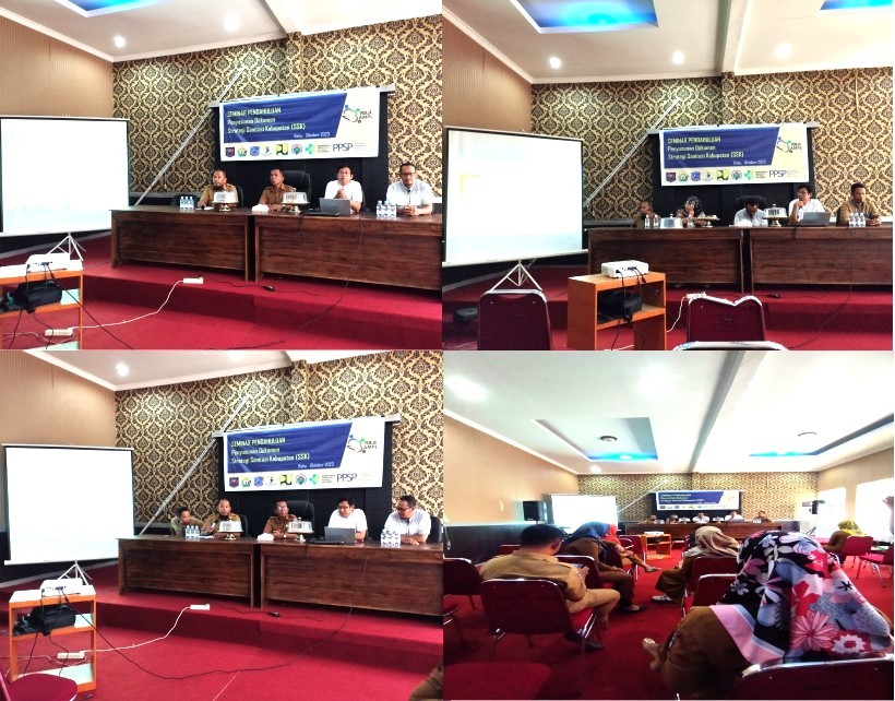 >Seminar Pendahuluan Penyusunan Dokumen Strategi Sanitasi Kabupaten (SSK)